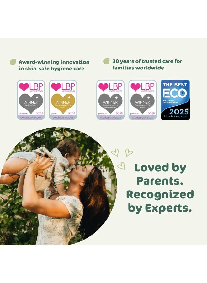 إيكو من ناتي مناديل مبللة للمرحاض قابلة للرمي في المرحاض بدون رائحة، 42 منديل - Image 2